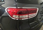 Хром накладка на задние фары для Kia Sorento 2015+ - Накладки