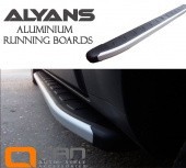 Пороги боковые алюминиевые "Alyans" для Infiniti FX50 - Боковые пороги