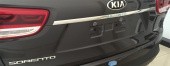 Накладка над номером на крышку багажника для Kia Sorento 2015+ - Накладки