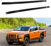 Mitsubishi L200 2024+ Рейлинги на крышу OEM ( чёрные ) - Рейлинги - багажные системы