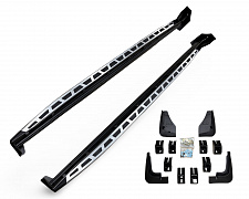 Hyundai Tucson 2021+ Штатные боковые пороги OEM STYLE с брызговиками - Боковые пороги