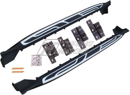 Штатные боковые пороги OEM для Jeep Grand Cherokee 2011+ - Боковые пороги