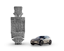 Zeekr X 2023+ Комплект защит двигателей и батареи - Защиты двигателя