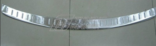 Накладка на кромку заднего бампера для Hyundai Santa Fe 2013+ - Накладки