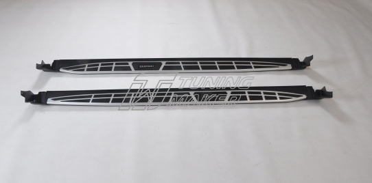 Боковые пороги OEM для Nissan Qashqai 2013+ - Боковые пороги