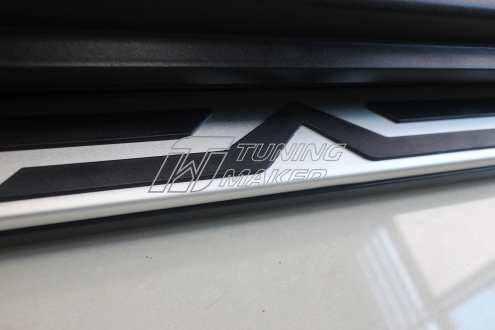 Штатные боковые пороги OEM для Infiniti QX 50 2015+ - Боковые пороги