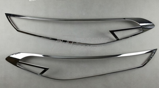 Накладки на передние фары Hyundai Tucson - Накладки