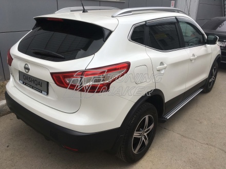 Боковые подножки OEM для Nissan Qashqai 2013+ - Боковые пороги