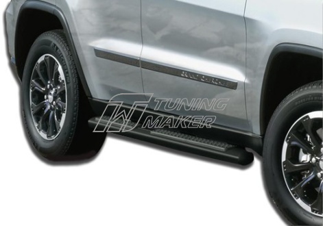 Штатные боковые пороги OEM ORIGINAL для Jeep Grand Cherokee 2011+ - Боковые пороги