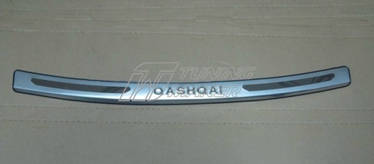 Хром накладка на задний бампер для Nissan Qashqai - Накладки