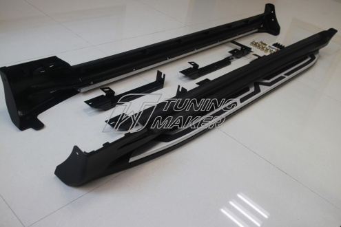 Штатные боковые пороги OEM для Infiniti QX 50 2015+ - Боковые пороги