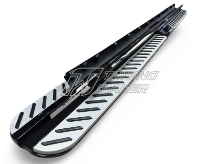 Hyundai Staria пороги Black 3