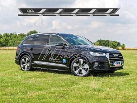 Боковые пороги OEM для Audi Q7 2015+ - Боковые пороги