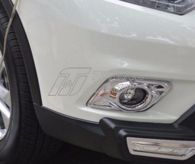 Окантовка на передние противотуманные фары Nissan X-Trail T32 - Накладки