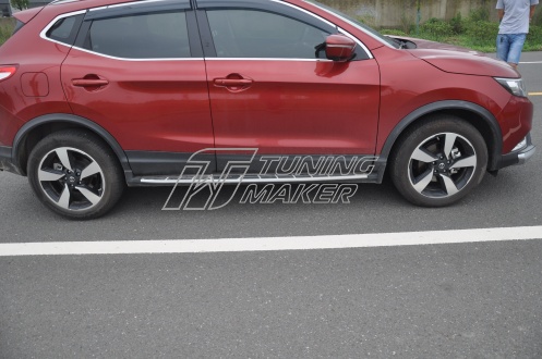 Боковые пороги OEM для Nissan Qashqai 2013+ - Боковые пороги