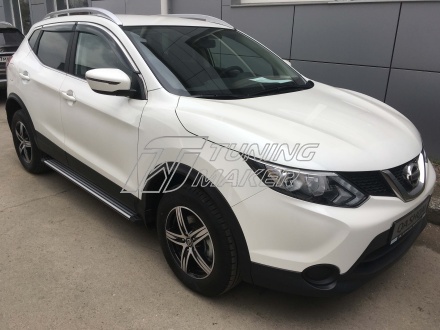 Боковые подножки OEM для Nissan Qashqai 2013+ - Боковые пороги
