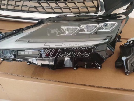 Lexus RX фары рестайлинг 2020 4 линзы