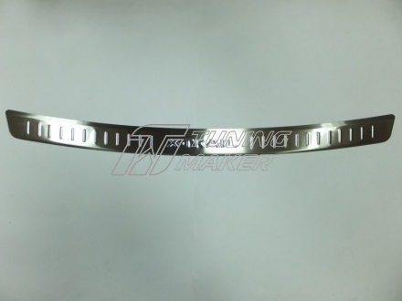 Хром накладка на задний бампер для Nissan X-Trail T32 - Накладки