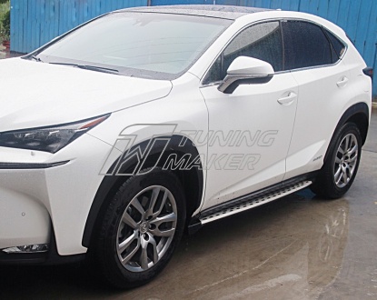 Штатные боковые пороги OEM BENZ STYLE для Lexus NX 2014+ - Боковые пороги