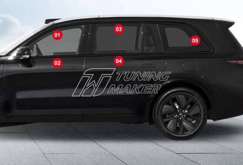 Lixiang Li L9 Комплект молдингов Shadow Line