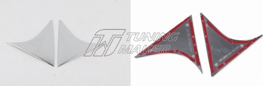 Треугольные накладки на заднюю дверь Hyundai Tucson - Накладки