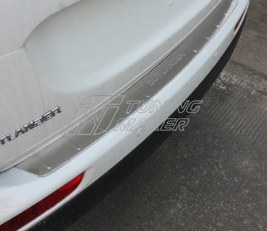 Хром накладка на задний бампер для Mitsubishi Outlander - Накладки