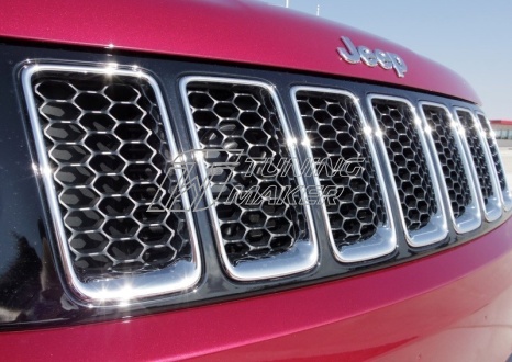Хром вставки в решетку для Jeep Grand Cherokee - Накладки