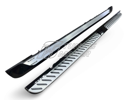 Hyundai Staria пороги Black 8