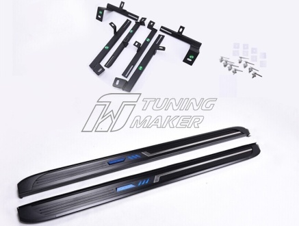 Боковые пороги OEM для Hyundai Tucson 2015+ - Боковые пороги