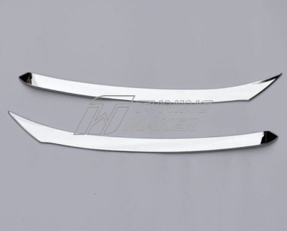 Накладки на передние фары Nissan X-Trail T32 - Накладки