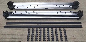 Mercedes G CLASS W464 2022+ Штатные боковые пороги OEM SILVER - Боковые пороги