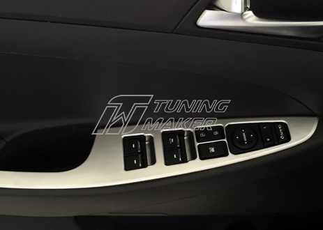 Накладки на панели управления дверей Hyundai Tucson - Накладки