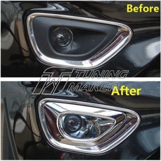 Хром накладки на противотуманные фары для Jeep Grand Cherokee - Накладки