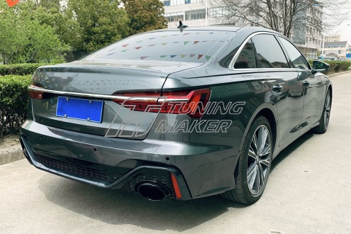 A6 C8 задний бампер RS6