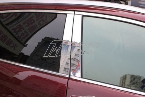 Хром накладки на стойки дверей для Honda CR-V - Накладки