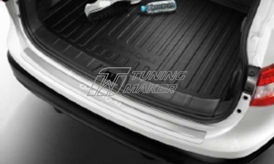 Хром накладка на задний бампер Nissan Qashqai - Накладки