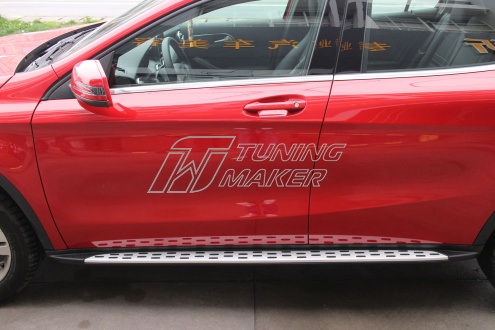 Штатные боковые пороги OEM ORIGINAL для Mercedes Benz GLA X156 2013+ - Боковые пороги